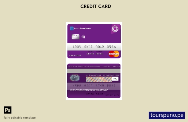 lista para imprimir plantilla mastercard Economio del Banco de Angola